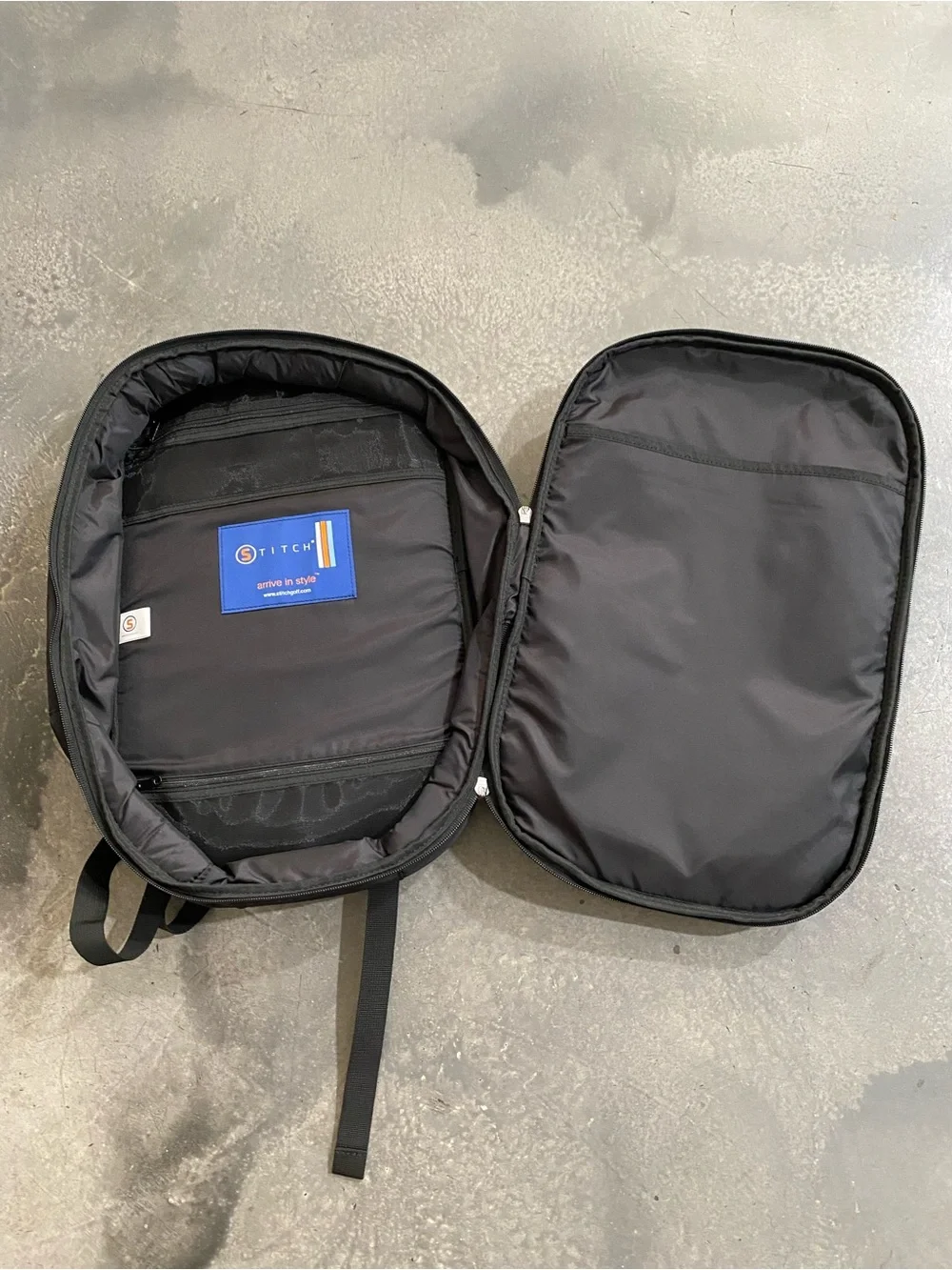 Stitch Golf the Day Traveler Black Backpack Golf Club  (Ago 026)